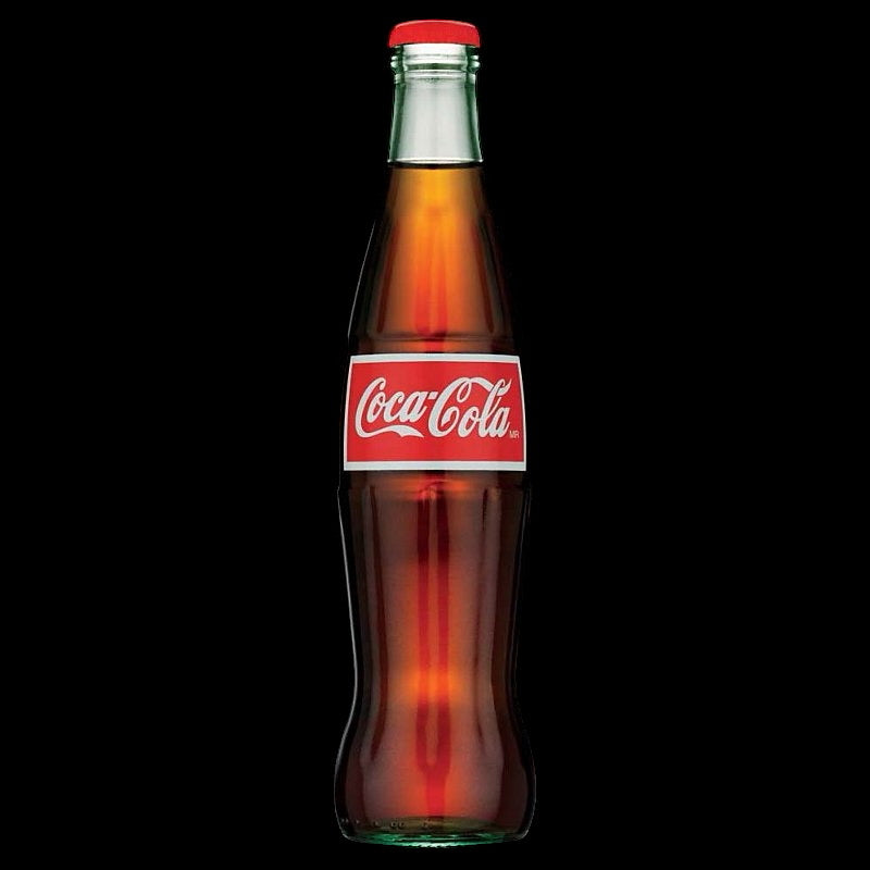 Coca Cola  Mexiko Glasflasche  mit Rohrzucker