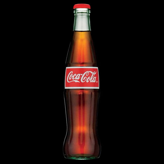 Coca Cola Mexico glass bottle with cane sugar