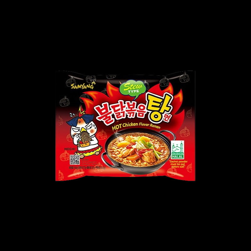 Nudeln Samyang Buldak Hot Chicken Flavor Stew Type Ramen