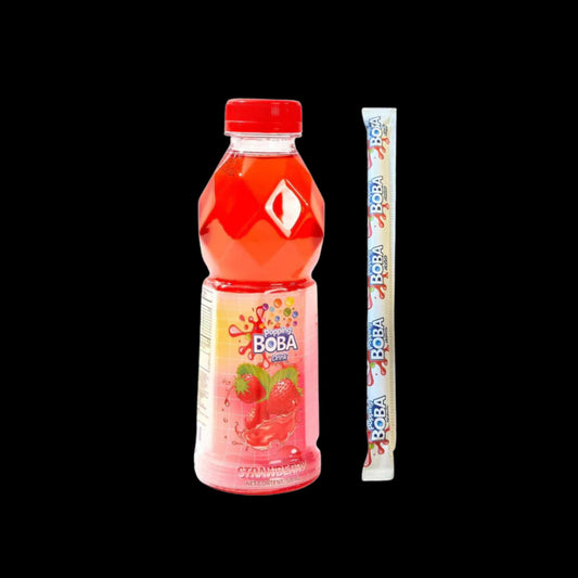 Popping Bobba Bubble Tea Drink Strawberry