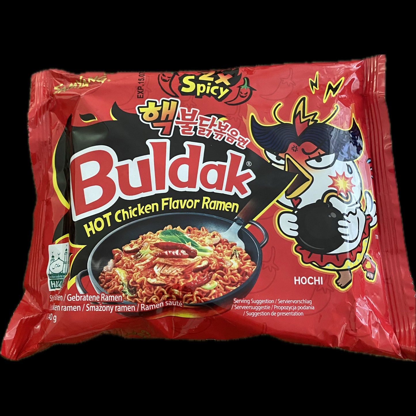 Nudeln Samyang Buldak Hot Chicken Flavor Ramen 2x Spicy